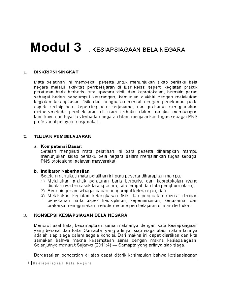 Modul 3 Kesiapsiagaan Bn Final Edit 20 11 2017 Pdf