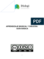 DISLEGI EDITA Aprendizaje Musical y Dislexia. Guia Basica