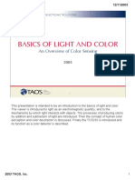 Basics of Light and Color