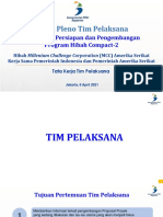 Paparan Ketua Tim Pelaksana - Rapat Tim Pelaksana - 210405