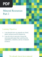 Mineral Resources Part 2