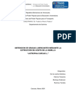 Obtencion de Grasas Lubricantes Mediante La Extraccion de Aceite de La Semilla