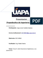 Propedeutico de Ingenieria FGI-101: Presentacion
