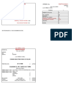 Reproceso: Orden No. Orden No