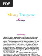 Making Transparents Soap