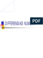 DIFFERENSIASI NUMERIK