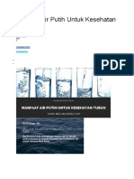 MANFAAT AIR PUTIH UNTUK KESEHATAN