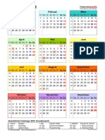 Kalender 2021 Hochformat Jahresuebersicht in Farbe
