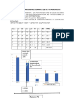 PROCEDIMIENTO PARA ELABORAR GRAFICA DE DATOS AGRUPADOS