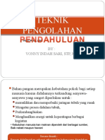 Teknik Pengolahan (Pendahuluan)