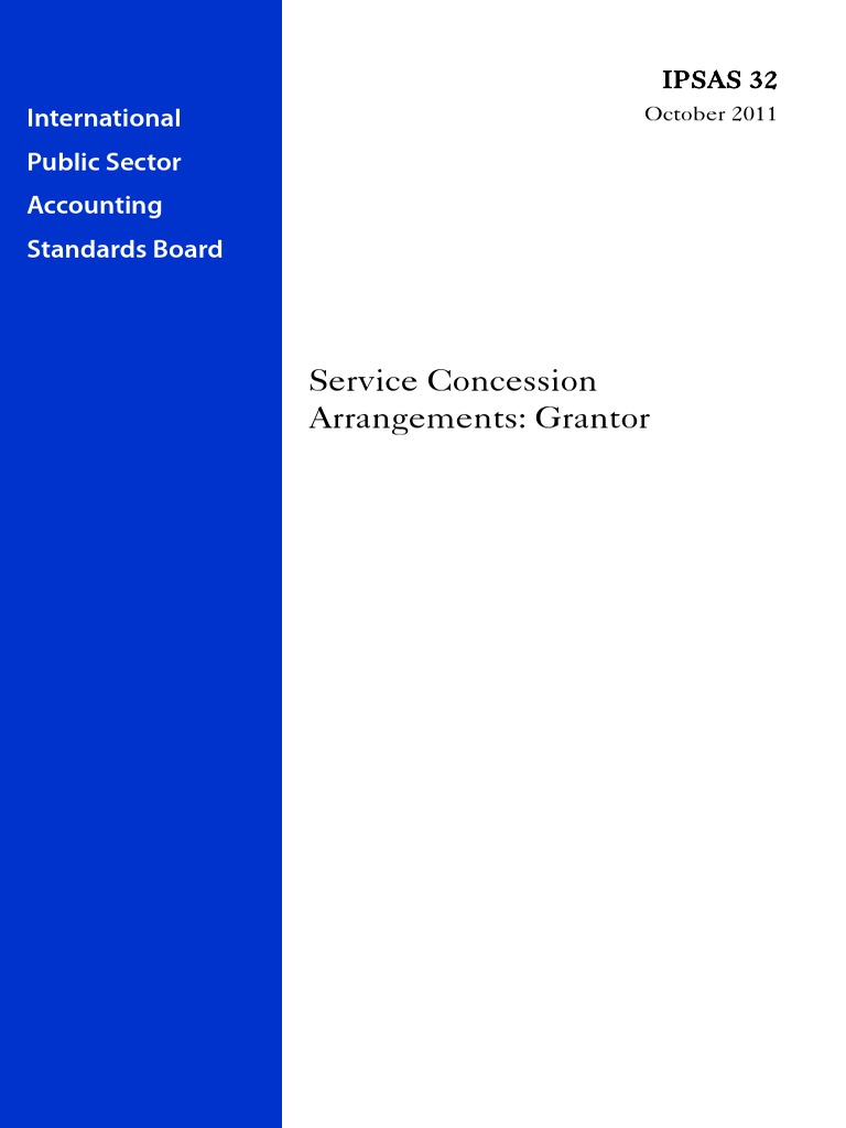 IPSAS 32 Service Concession | Download Free PDF | International ...