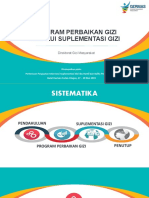 Program Perbaikan Gizi Melalui Suplementasi Gizi