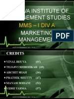Atharva Institute of Management Studies Marketing Management