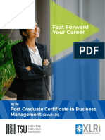 Fast Forward Your Career: Post Graduate Certificate in Business Management