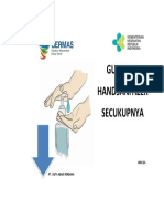 PERINGATAN PENGGUNAAN HANDSANITEZER