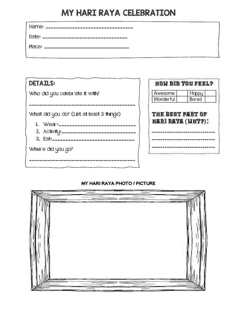 My Hari Raya Celebration Guide | PDF | Self-Improvement