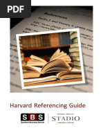 SBS Harvard Referencing Guide Final