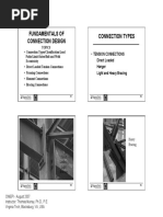 AISC 360-16 Connection Design Guidelines | PDF | Technology & Engineering
