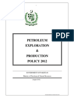 Petroleum Policy August 2012