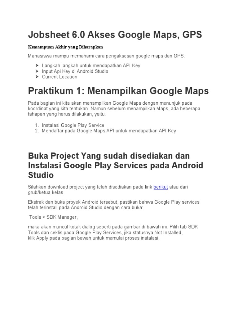 Cara Mendapatkan API Key Google Maps | PDF | Komputer
