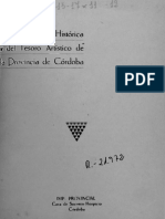 1937 Junta Cultura Historica y Tesoro Artistico Provincia Cordoba Ocr