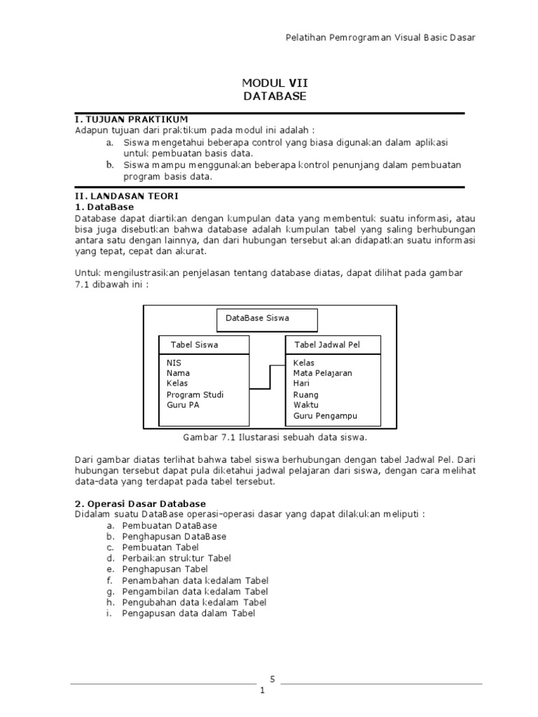 Panduan Database di Visual Basic | PDF