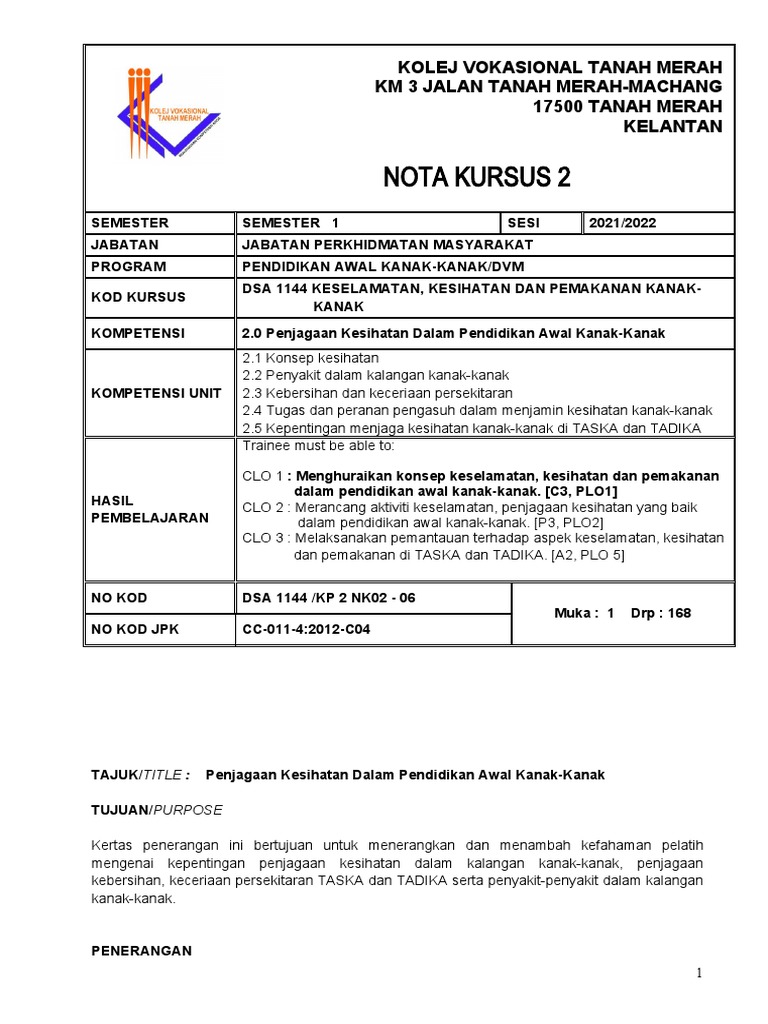 Nota Kursus 2 Pdf