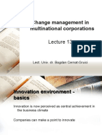 Change Management in Multinational Corporations: Lect. Univ. Dr. Bogdan Cernat-Gruici