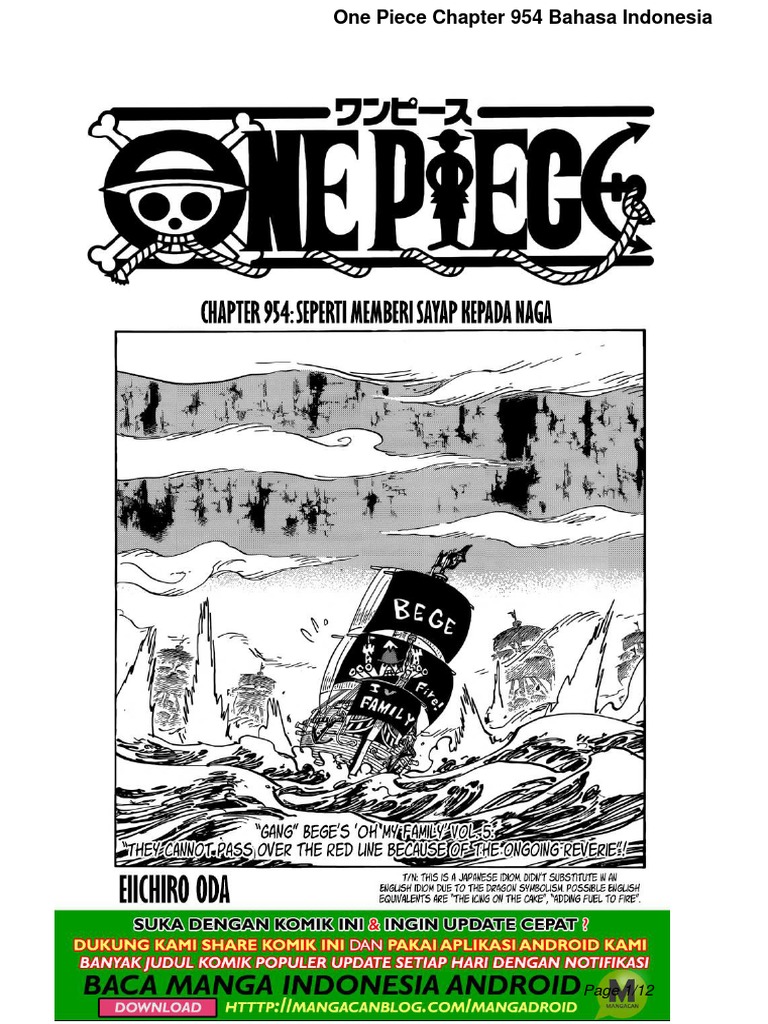 One Piece Chapter 954 Bahasa Indonesia