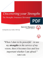 Discovering Your Strengths: The Strengths Awareness Movement