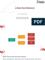 Pertemuan 5 Bahasa Dalam Model Relasional