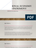 National Economy and Patrimony: Article Xii, 1987 Constitution