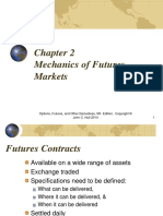 Week 2 Mechanics of Futures Markets