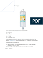 JENIS-JENIS CAIRAN INFUS DAN FUNGSINYA