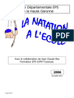 Document Natation Complet Equipe EPS31