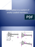 Deformation in A System of Axially Loaded Members