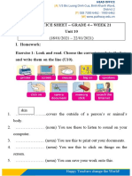 (1801) PW-ED. Practice Sheet - Grade 4 - A5