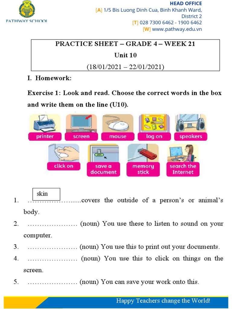 Grade 4 Week 21 Practice Sheet | PDF