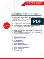 Mental Health Act Factsheet