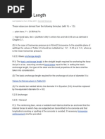 Anchorage & Lap Lengths to Eurocode 2 | PDF | Building Engineering ...