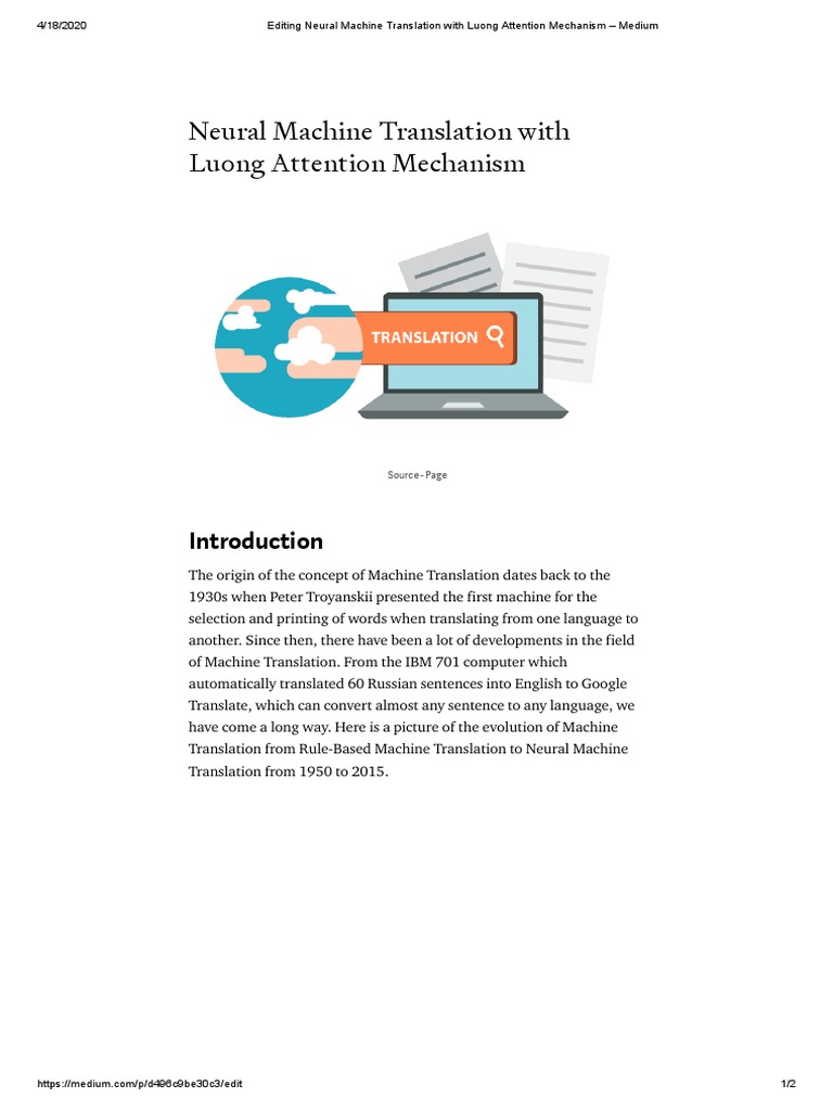 Neural Translation with Luong Attention | PDF | Systems Science ...