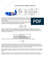 Dimensionamento Della Valvola Regolatrice Di Portata