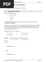 Chapter 03 Integration by Substitution