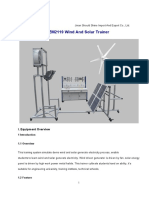 ZM2119 Wind and Solar Trainer: I. Equipment Overview