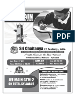 25-12-19 - Sri Chaitanya SR - Icon All - GTM-2 - Question Paper