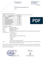 4 Juni 2021 - Permohonan Izin Hadir Di Sekolah Untuk Pengambilan Video