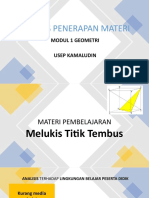 Analisis Penerapan Materi Modul 1 Geometri