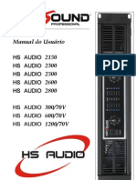Amplificador - HS Audio 300-70V