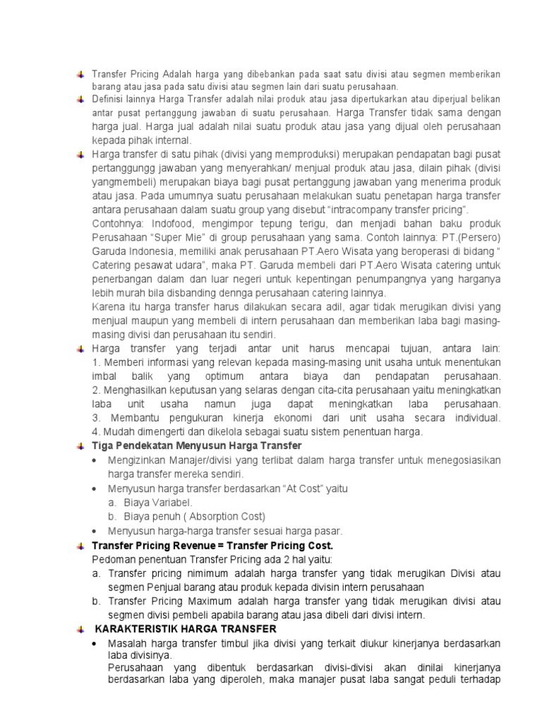 Transfer Pricing | PDF