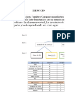 Ejercicio MRP II